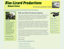 Tablet Screenshot of bluelizard.com.au